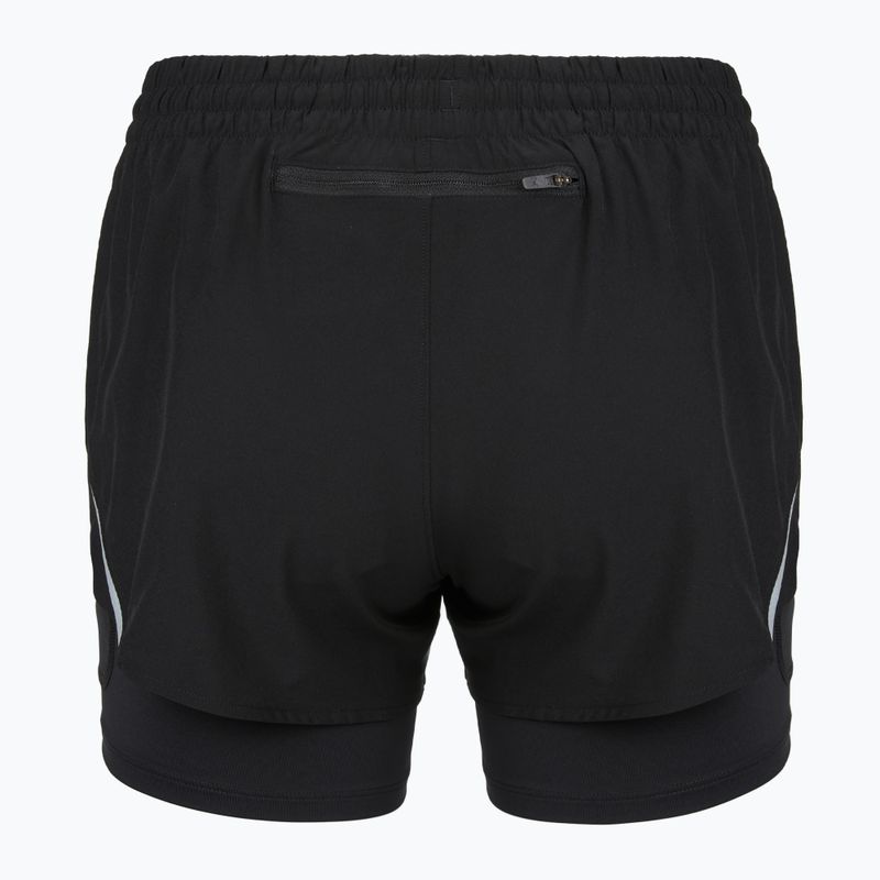 Дамски шорти за бягане Under Armour Velociti Pro 4“ 2N1 ultimate black/ultimate black/ultimate black 2
