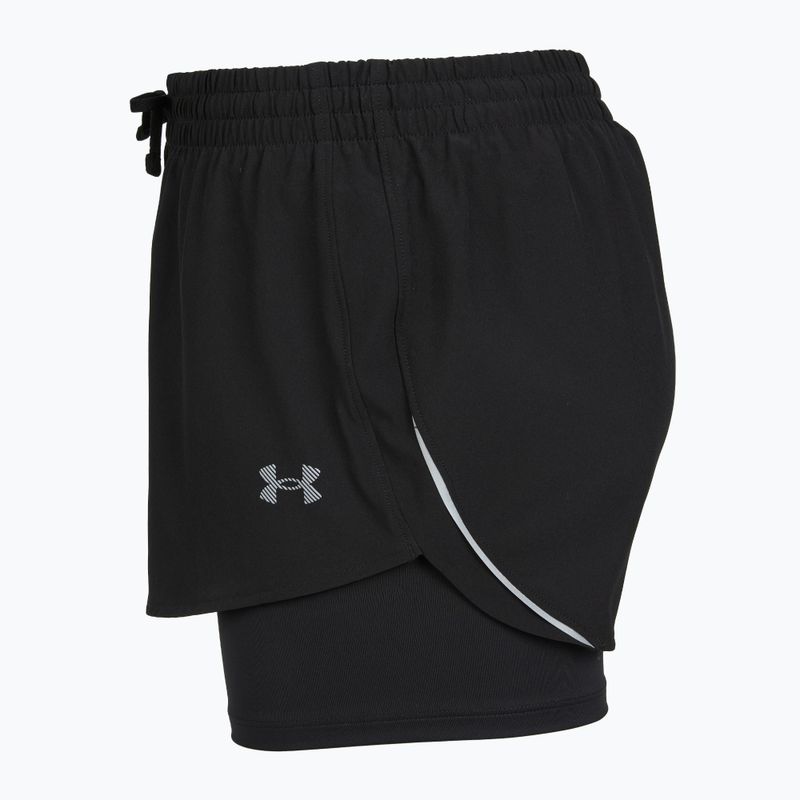 Дамски шорти за бягане Under Armour Velociti Pro 4“ 2N1 ultimate black/ultimate black/ultimate black 3