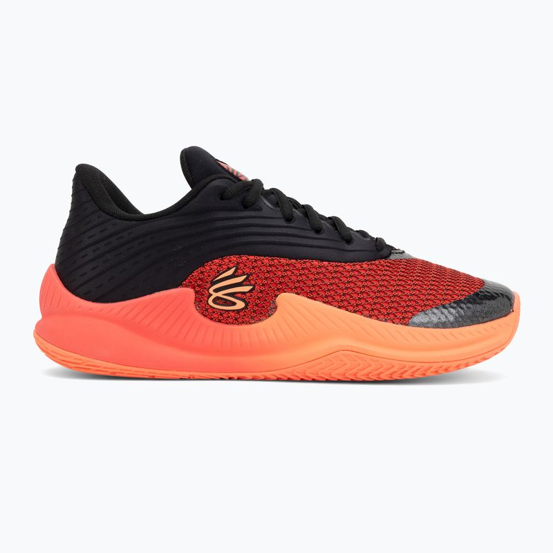 Баскетболни обувки Under Armour Curry Splash 26 black/electric tangerine/racer red 2