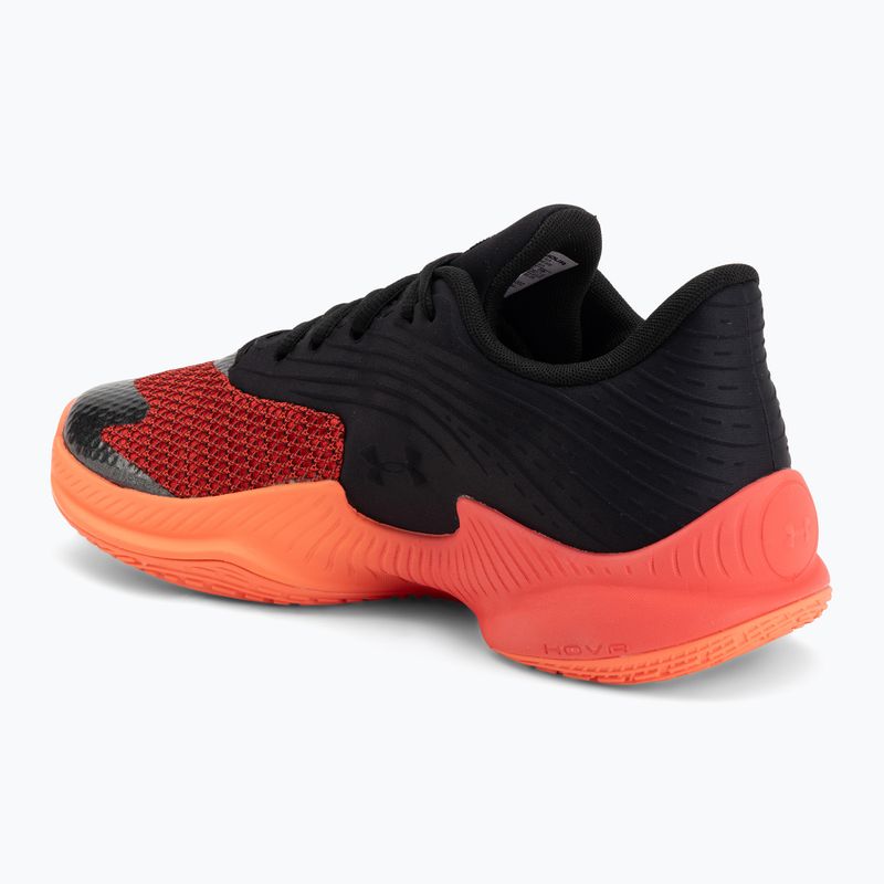 Баскетболни обувки Under Armour Curry Splash 26 black/electric tangerine/racer red 3