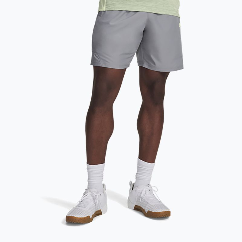 Мъжки шорти за тренировка Under Armour Tech Utility steel/fade green