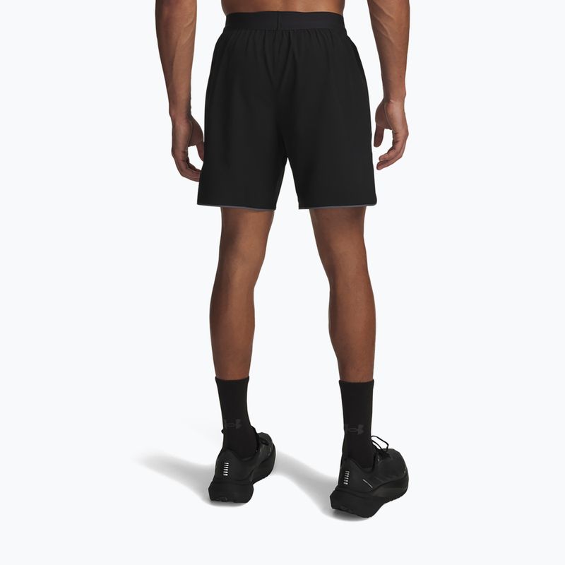 Мъжки шорти за бягане Under Armour Velociti Pro 2IN1 Shorts ultimate black/reflective 3
