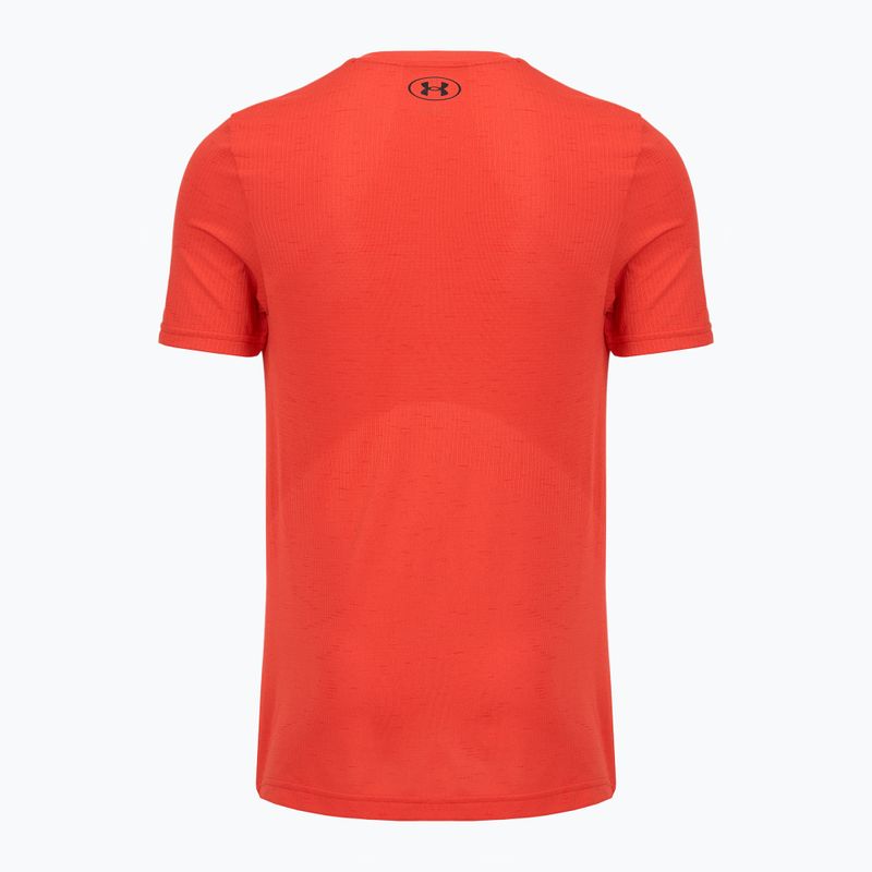 Мъжка тениска за тренировка Under Armour Vanish Seamless venom red/black 2