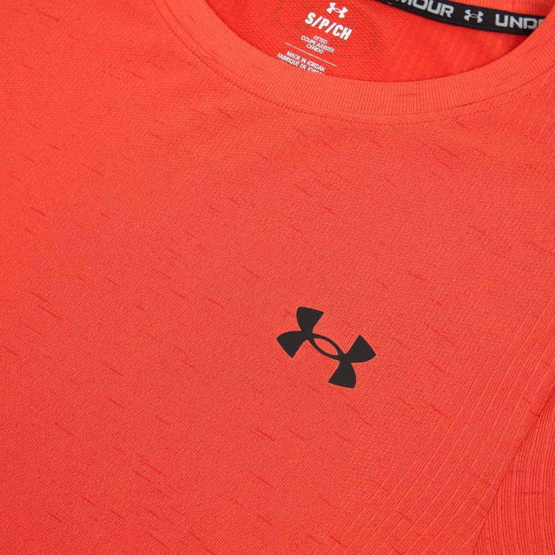 Мъжка тениска за тренировка Under Armour Vanish Seamless venom red/black 3