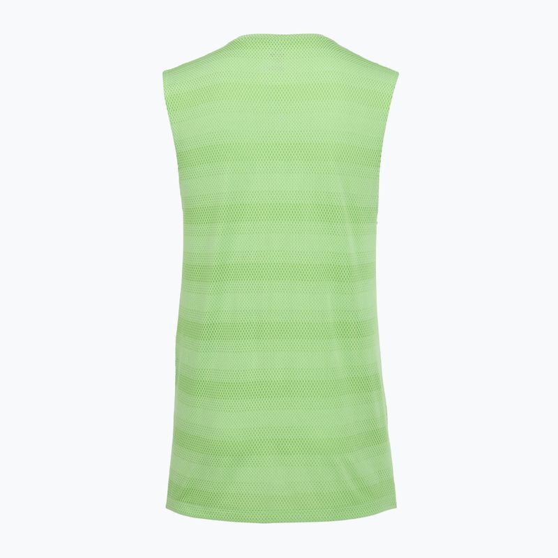Мъжка тениска за бягане Under Armour Velociti Tank lumos lime/white 2