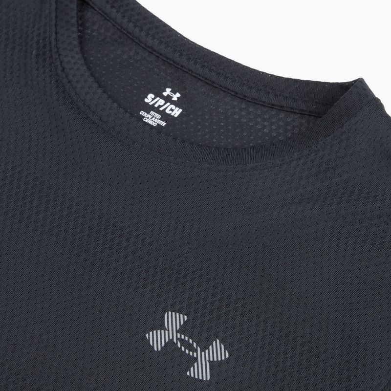 Мъжка тениска за бягане Under Armour Velociti black/black/metallic silver 3