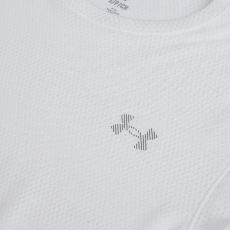 Мъжка тениска за бягане Under Armour Velociti white/black/distant grey 3