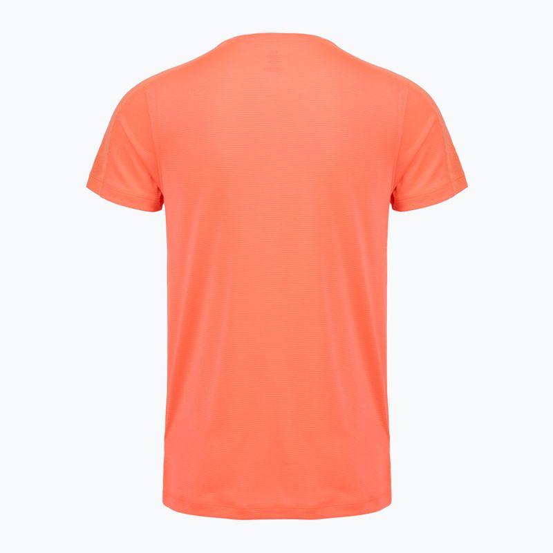 Мъжка тениска за бягане Under Armour Velociti Reflect electric tangerine/black/green mode 2