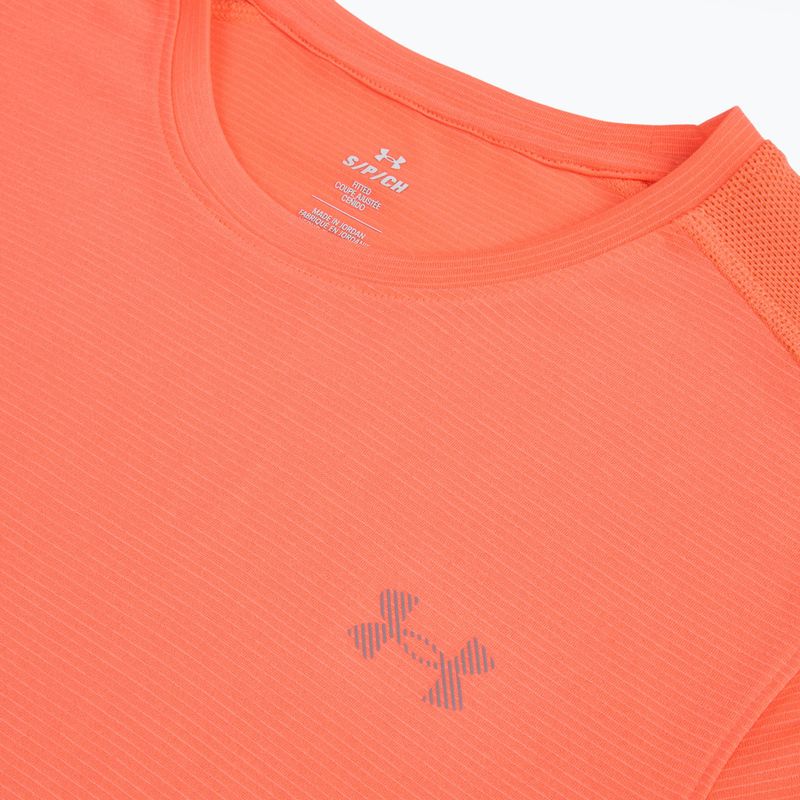 Мъжка тениска за бягане Under Armour Velociti Reflect electric tangerine/black/green mode 3
