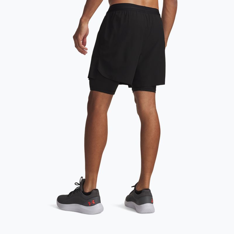 Мъжки тренировъчни шорти Under Armour Vanish Elite 2IN1 Shorts ultimate black/ultimate black/ultimate black 3