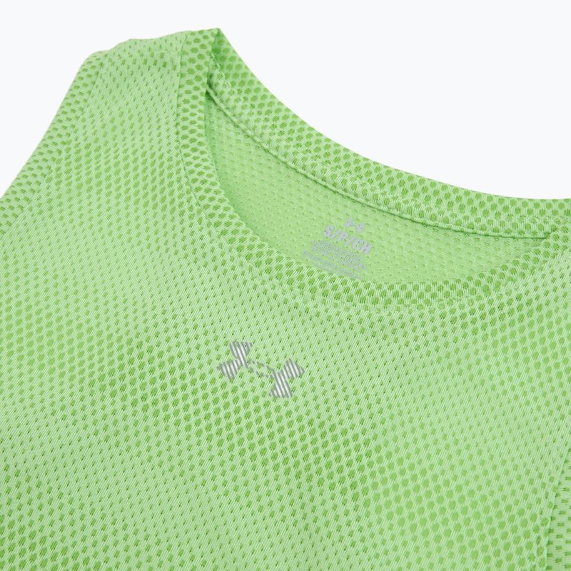Дамска тениска за бягане Under Armour Velociti Singlet lumos lime/white 3