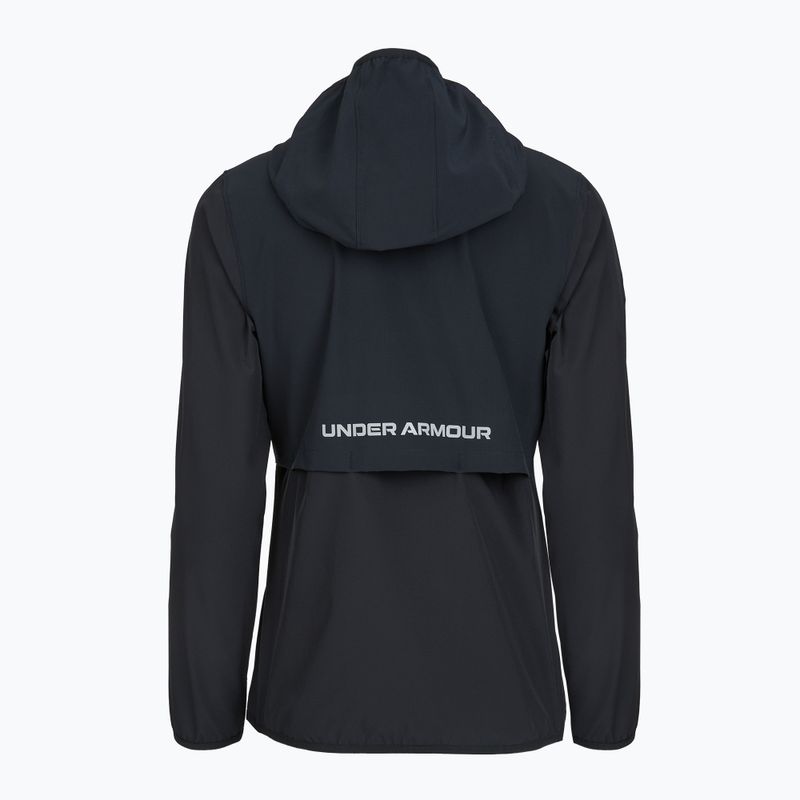 Дамско яке за бягане Under Armour Velociti Pro Storm black/black/metallic silver 2
