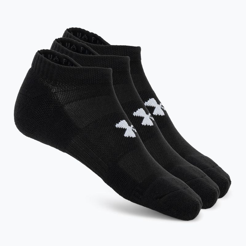 Мъжки чорапи Under Armour Performance Cotton NS 3 чифта ultimate black/ultimate black/white 4