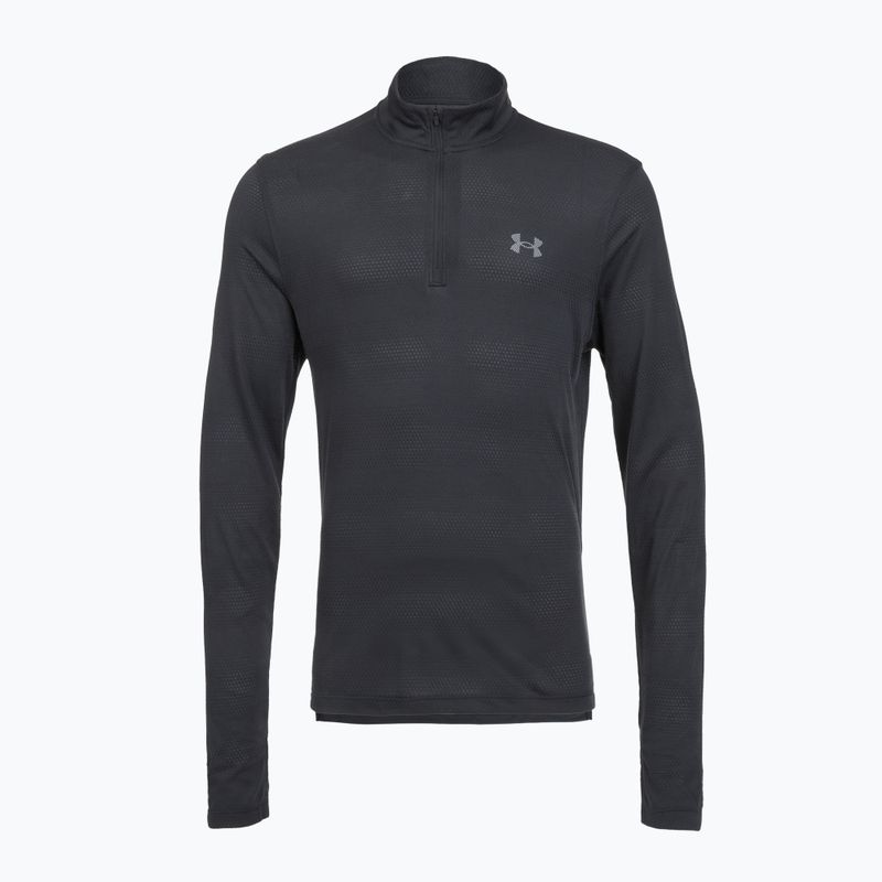 Мъжки суитшърт за бягане Under Armour Velociti 1/4 Zip black/black/metallic silver