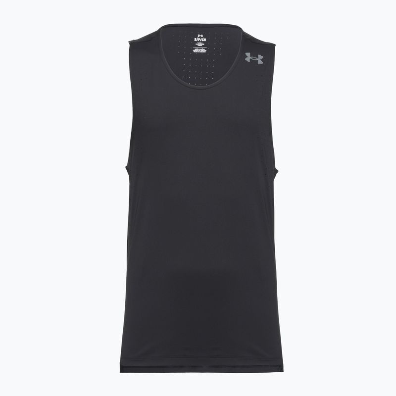 Мъжка тениска за бягане Under Armour Velociti Pro Singlet black/black/metallic silver