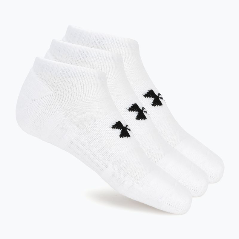 Мъжки чорапи Under Armour Performance Cotton NS 3 чифта white/white/ultimate black 4