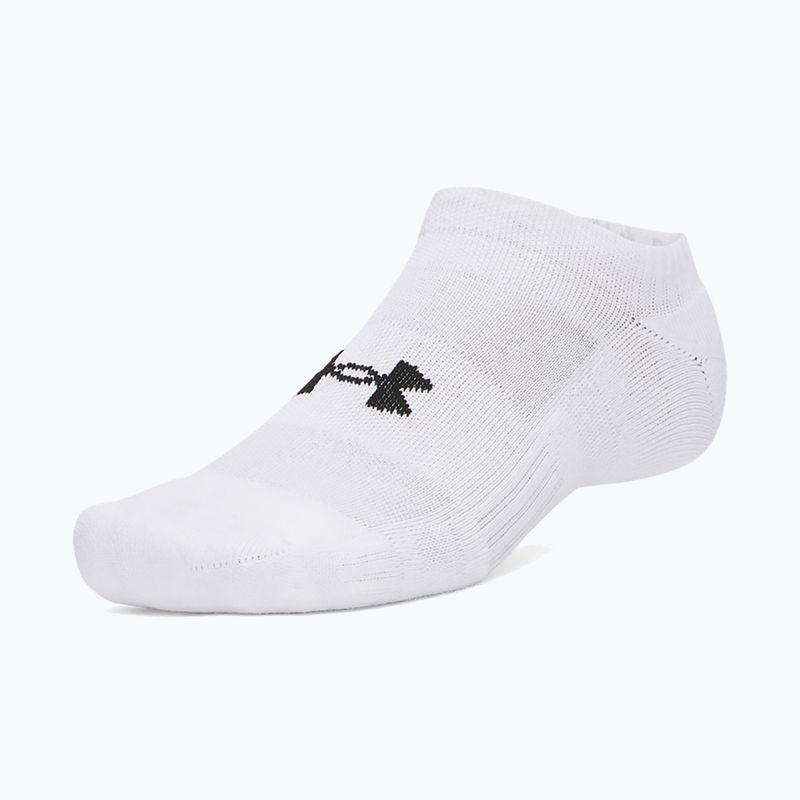 Мъжки чорапи Under Armour Performance Cotton NS 3 чифта white/white/ultimate black 2