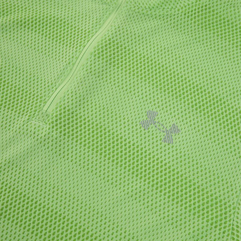 Мъжки суитшърт за бягане Under Armour Velociti 1/4 Zip lumos lime/white 3