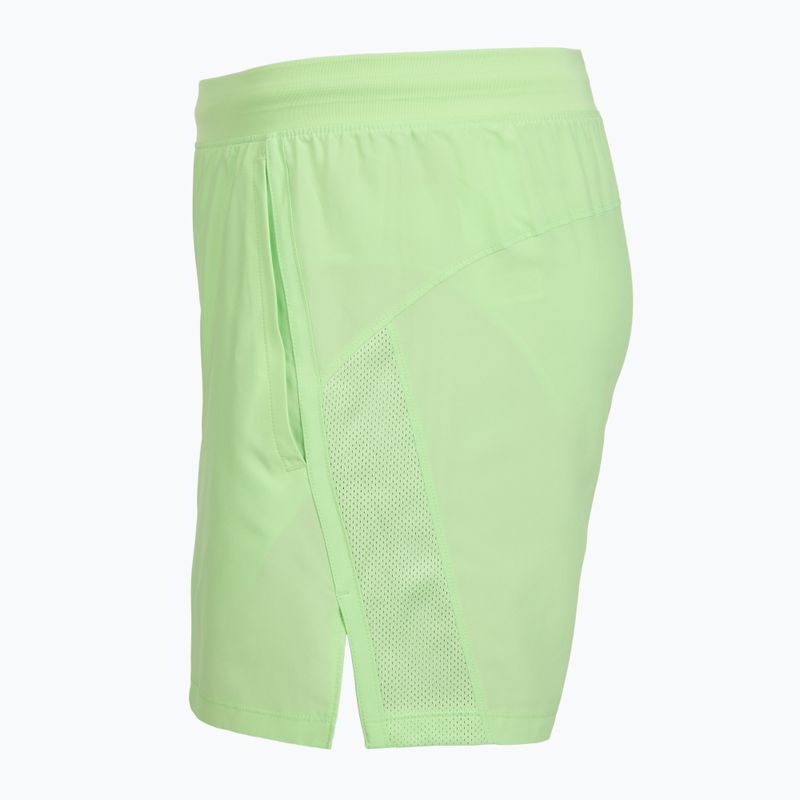 Мъжки шорти за бягане Under Armour Launch 5“ lumos lime/white 4