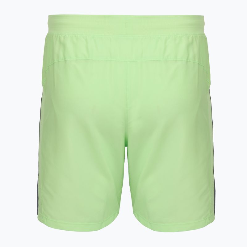 Мъжки шорти за бягане Under Armour Launch 7“ lumos lime/white 2