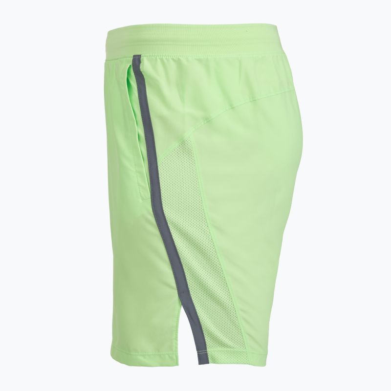 Мъжки шорти за бягане Under Armour Launch 7“ lumos lime/white 3