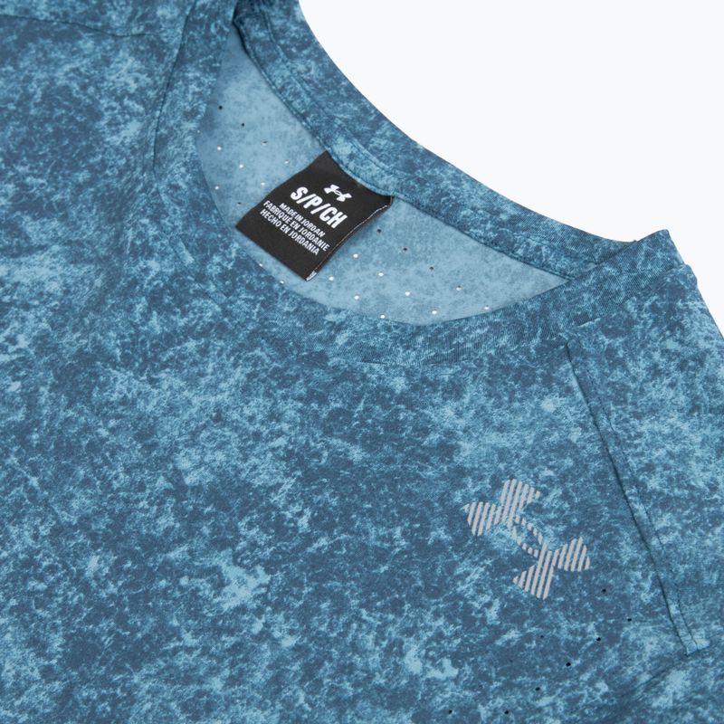Мъжка тениска за бягане Under Armour Velociti Pro Print wham blue/boundless blue/black 3