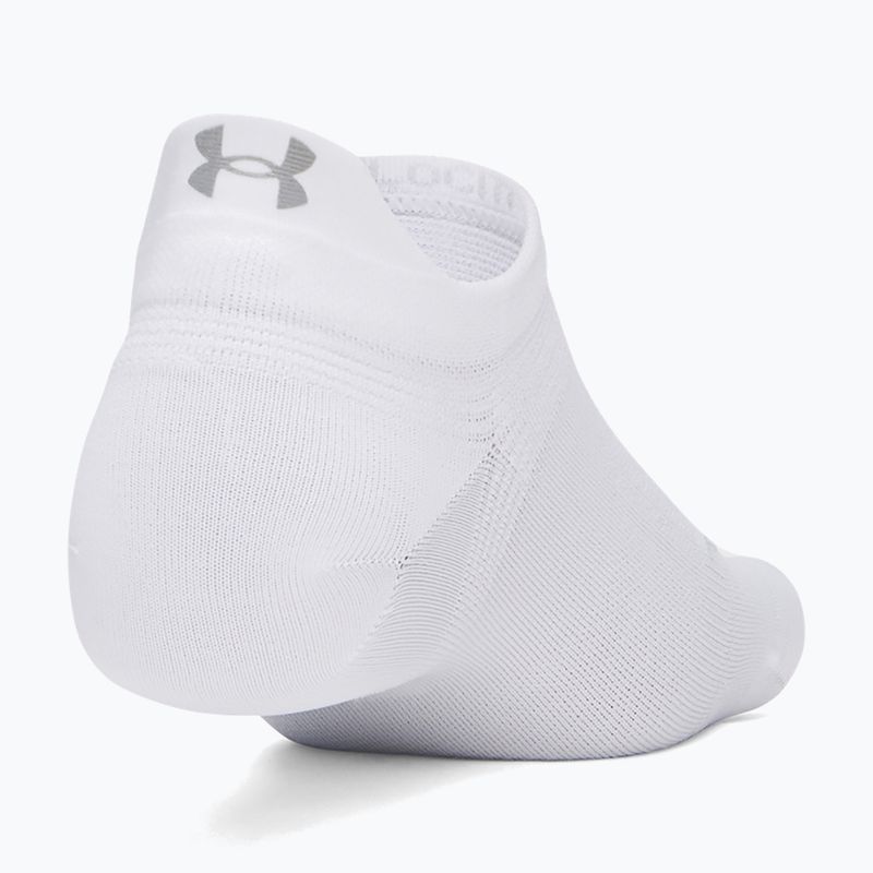 Чорапи Under Armour Velociti Lite NS white/black/distant gray 2