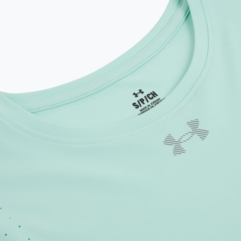Дамска тениска за бягане Under Armour Velociti Pro refresh mint/castlerock 3