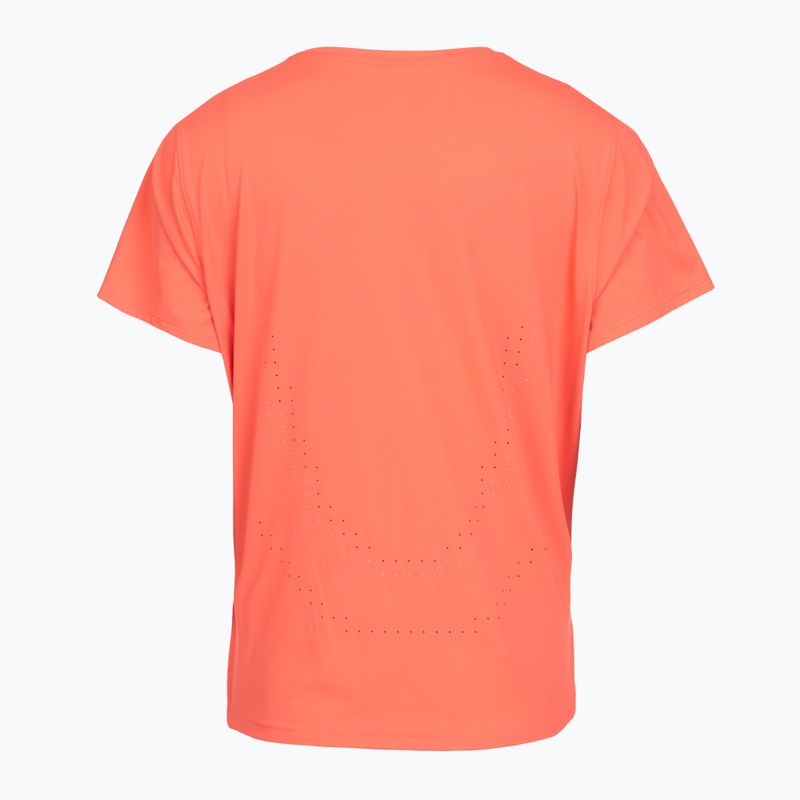 Дамска тениска за бягане Under Armour Velociti Pro electric tangerine/black/green mode 2