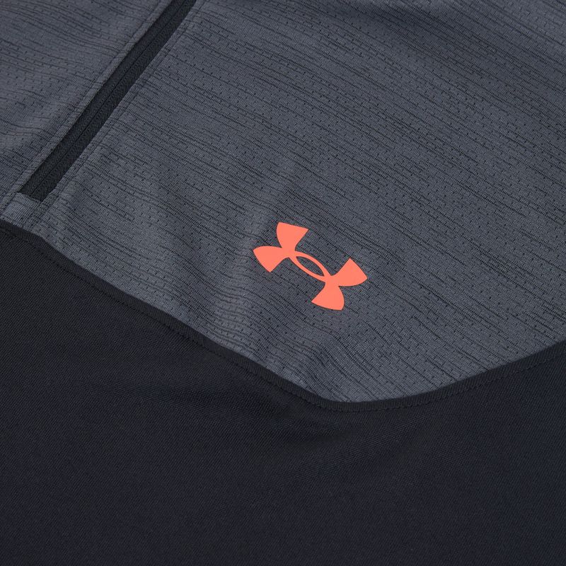Мъжки суитшърт Under Armour Tech Utility 1/4 Zip black/venom red 3