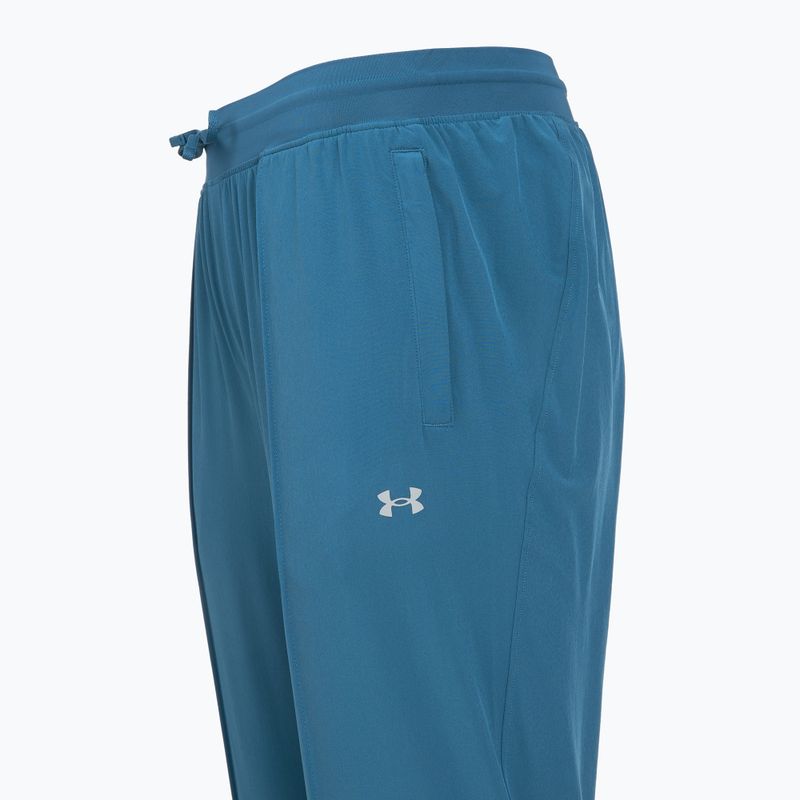 Дамски панталони за бягане Under Armour Velociti Pro wham blue/hyper green/white 3