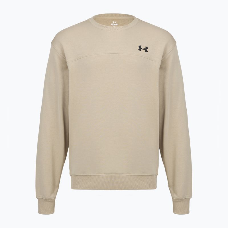 Мъжки суитшърт Under Armour Rival LW Crew city khaki/black