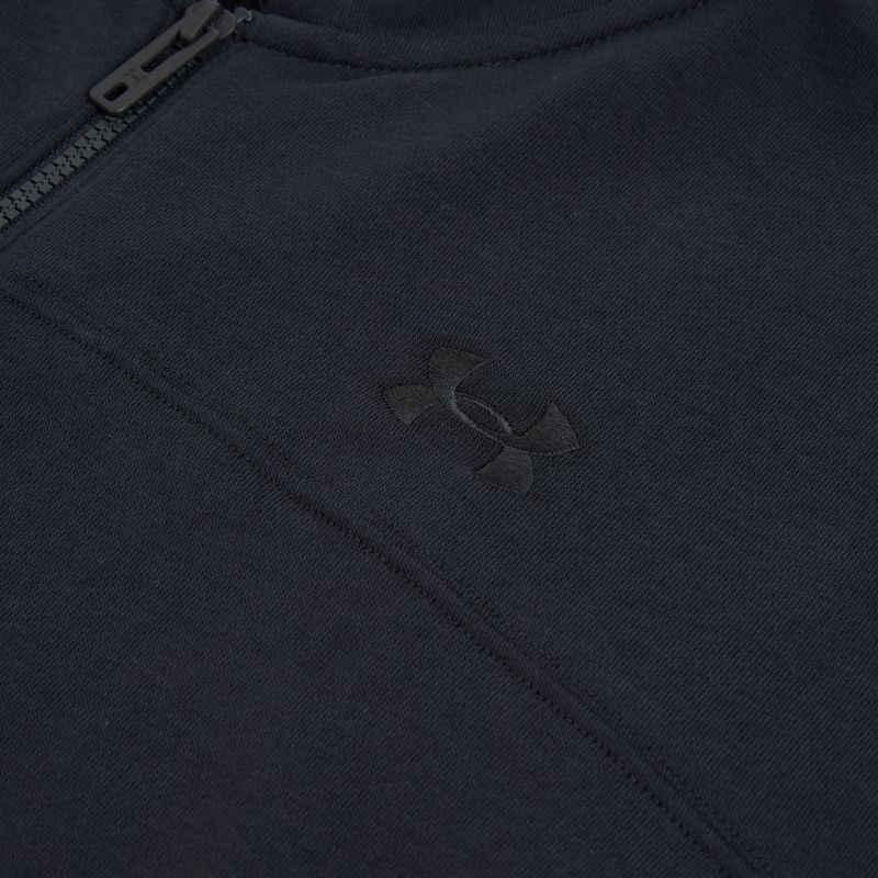 Мъжки суитшърт Under Armour Rival LW FZ black/black 3