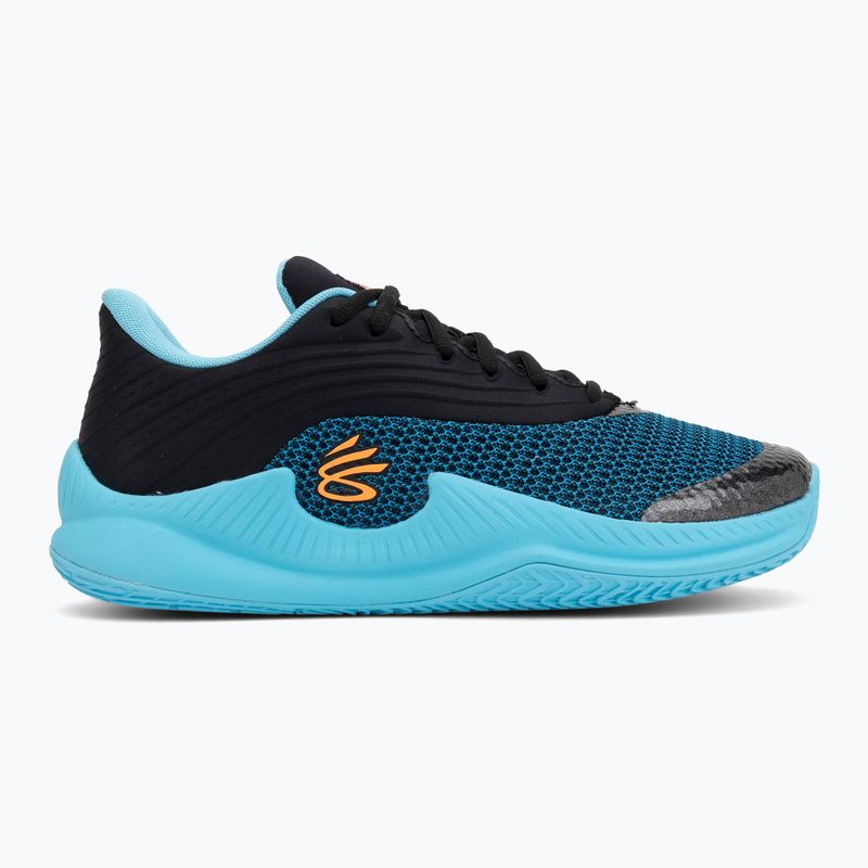 Баскетболни обувки Under Armour Curry Splash 26 black/blue blur/blaze orange 2