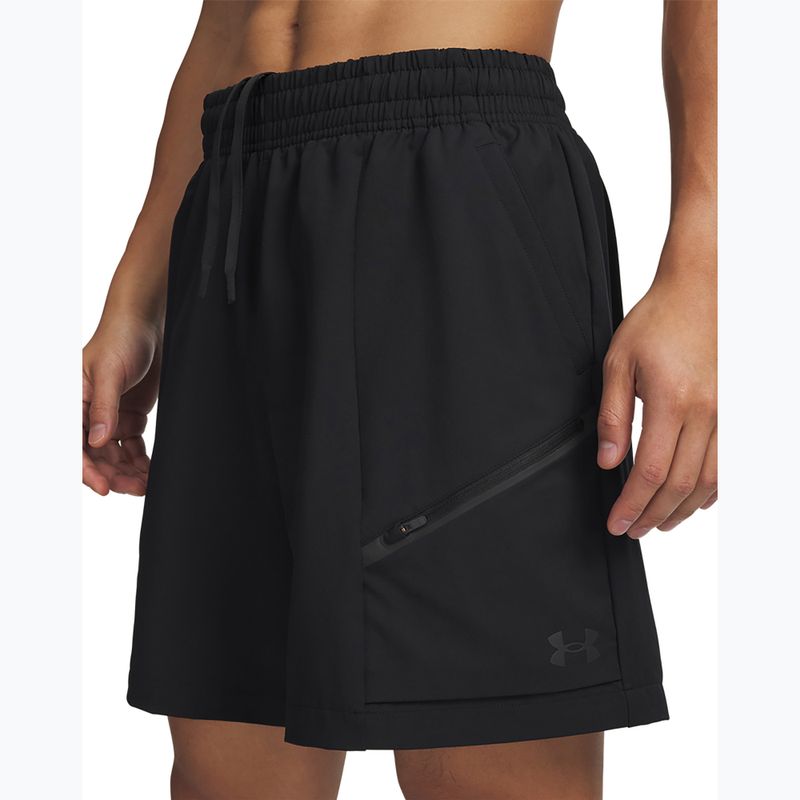 Мъжки тренировъчни шорти Under Armour Unstoppable Woven Shorts black/black 4