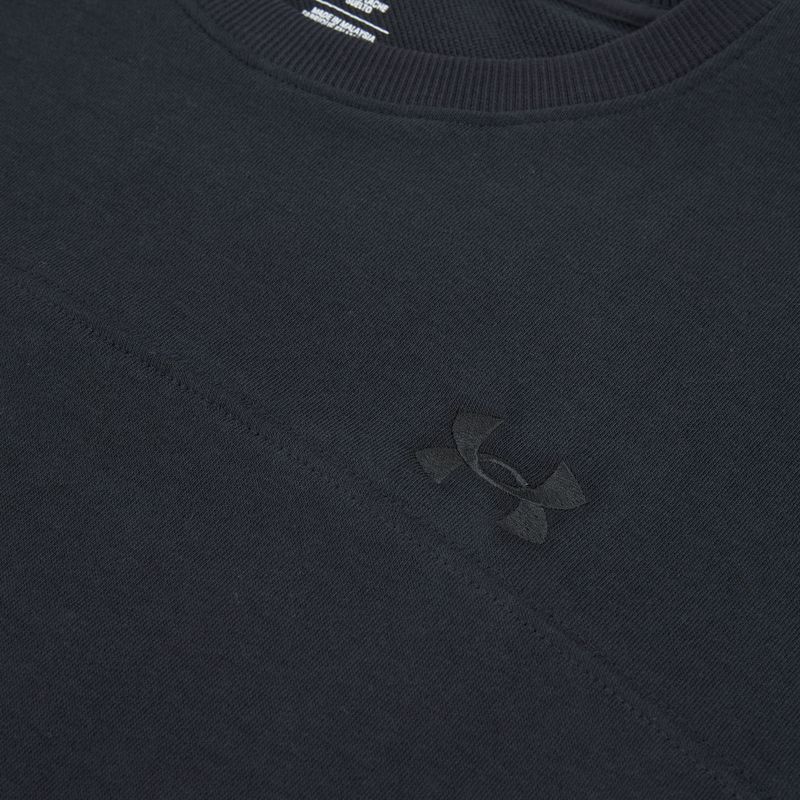 Мъжки суитшърт Under Armour Rival LW Crew black/black 3