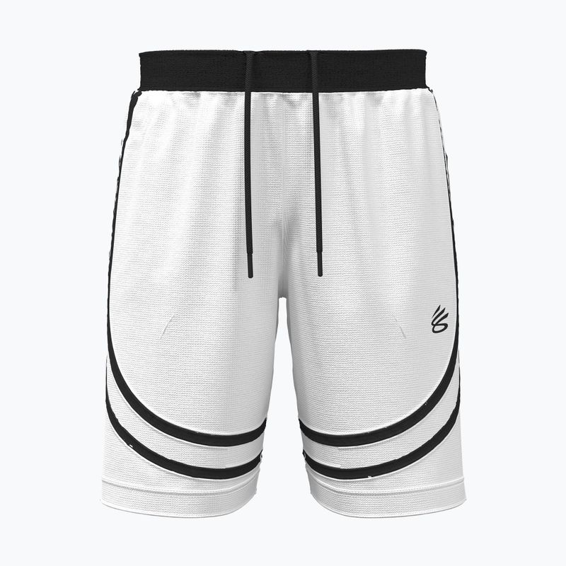 Мъжки баскетболни шорти Under Armour Curry Signature white/black