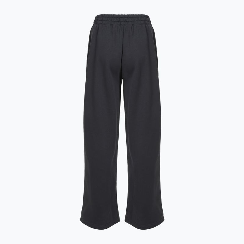 Дамски панталони Under Armour Rival Fleece Script black/white 2