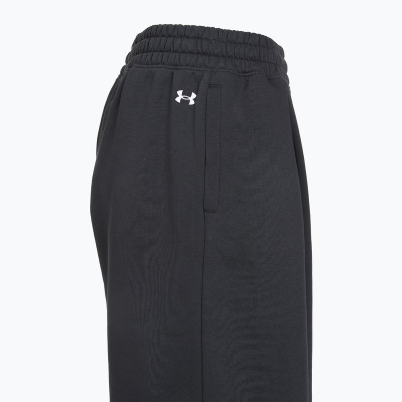 Дамски панталони Under Armour Rival Fleece Script black/white 4