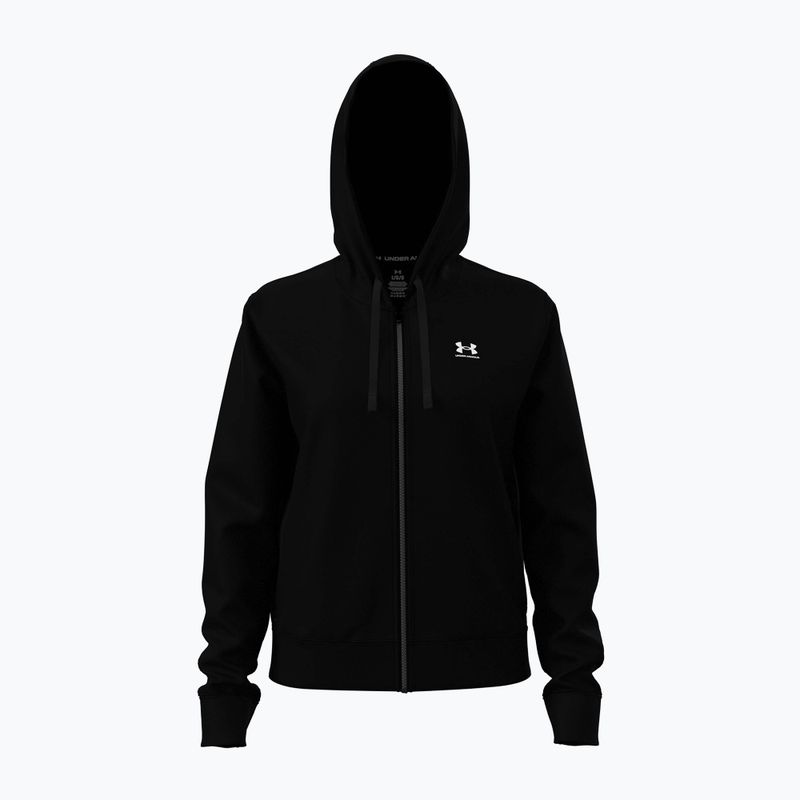 Дамски суитшърт Under Armour Sport Terry FZ black/white 5
