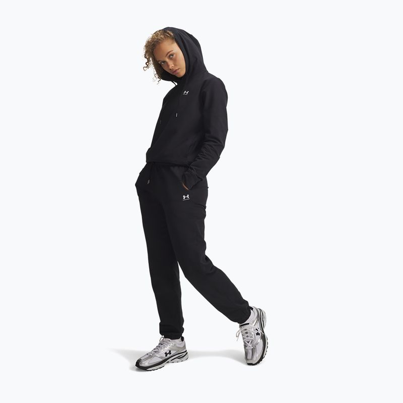 Дамски панталони Under Armour Sport Terry Jogger black/white 2