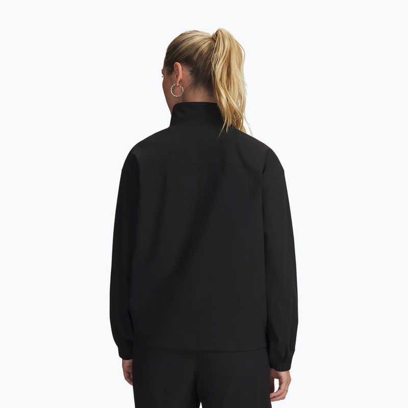 Дамско тренировъчно яке Under Armour Unstoppable Woven FZ Jacket ultimate black/ultimate black 2