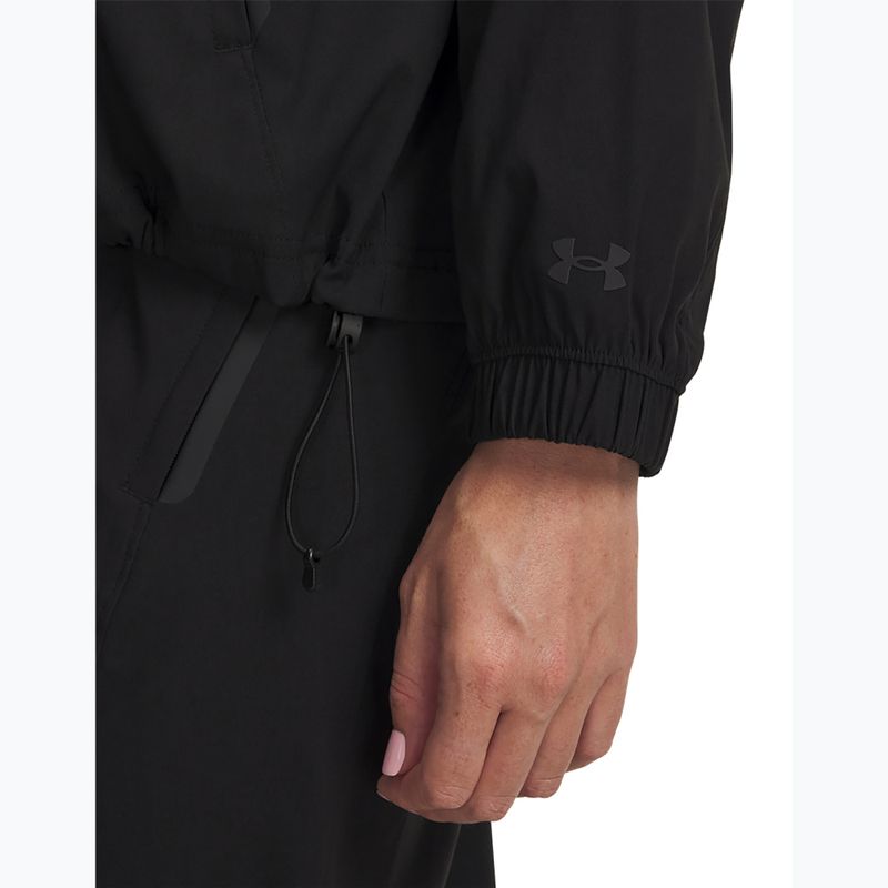 Дамско тренировъчно яке Under Armour Unstoppable Woven FZ Jacket ultimate black/ultimate black 3