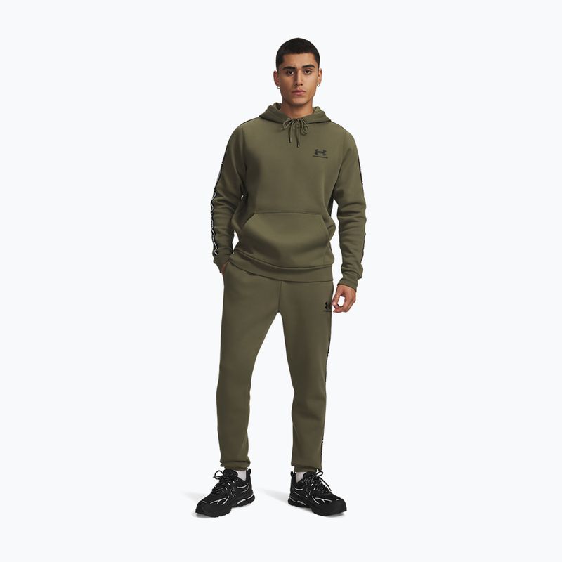 Мъжки панталони Under Armour Icon Fleece Jogger marine od green/black 2
