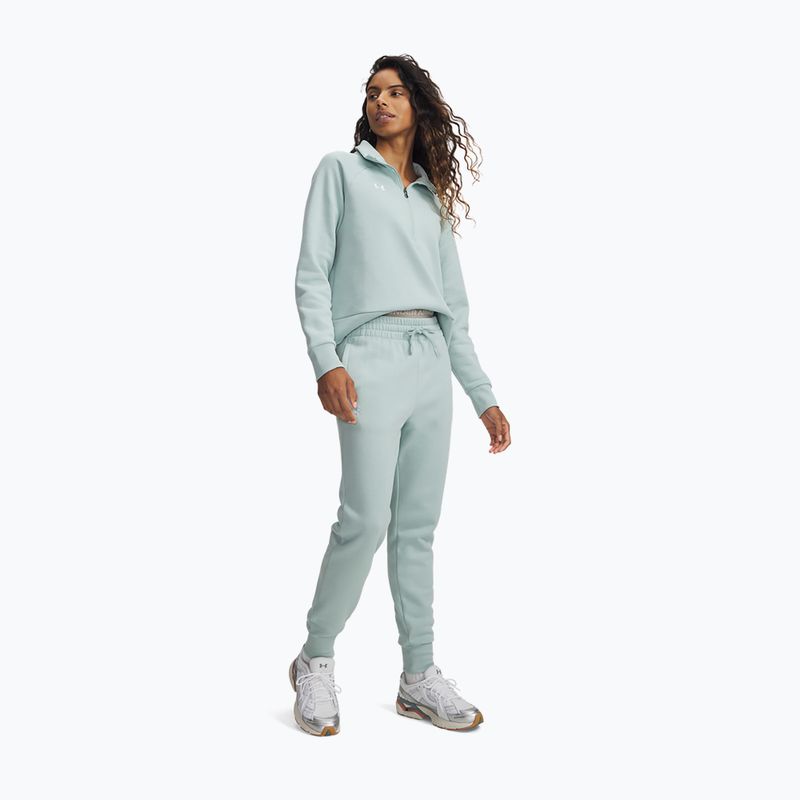 Дамски панталони Under Armour Rival Fleece Joggers enamel blue/white 2