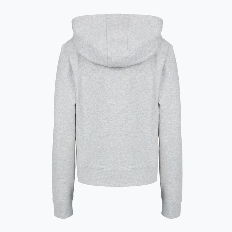 Дамски суитшърт Under Armour Sport Terry FZ mod grey light heather/white 2