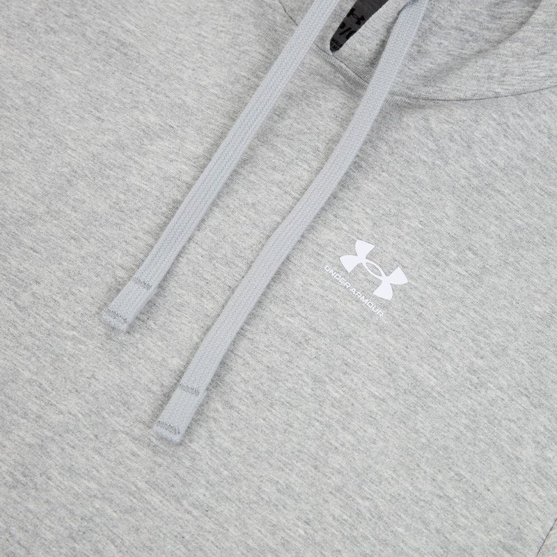 Дамски суитшърт Under Armour Sport Terry Hoodie mod grey light heather/white 4