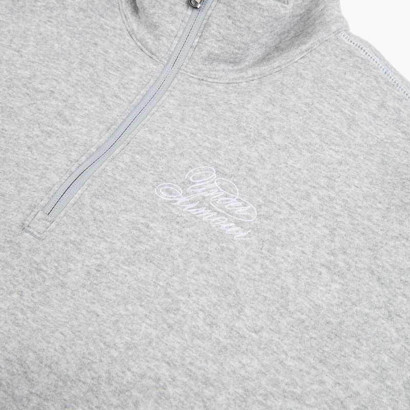 Дамски суитшърт Under Armour Rival Fleece Script HZ mod grey light heather/white 3