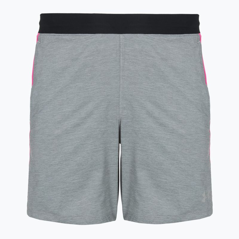 Мъжки шорти Under Armour Launch Rfltv mod gray/nova orange/reflective