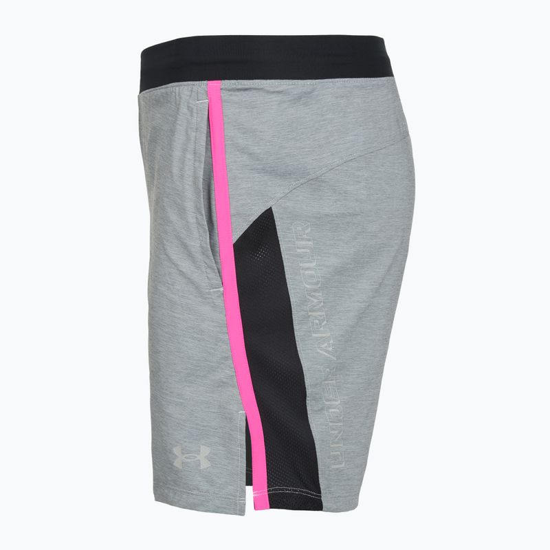 Мъжки шорти Under Armour Launch Rfltv mod gray/nova orange/reflective 3